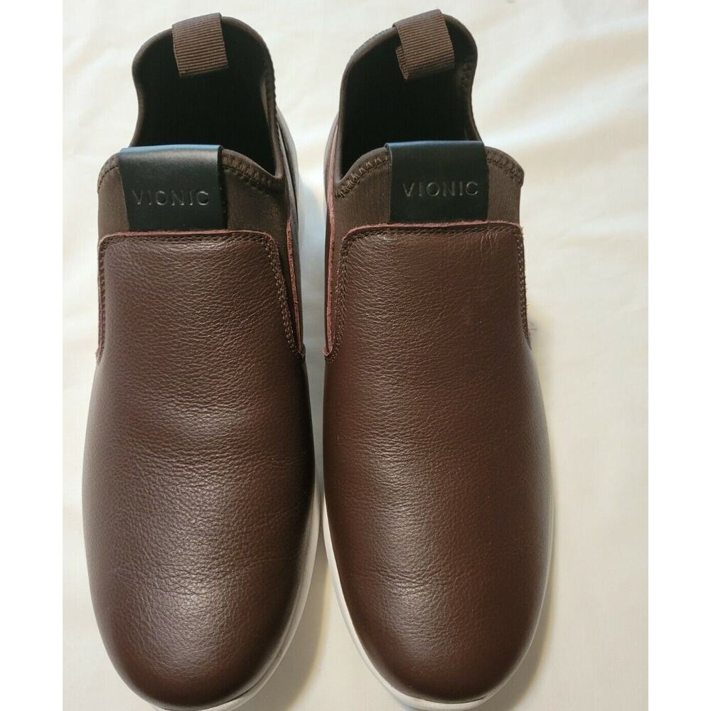 Curtis Size 10 Mens Vionic Slip-on Shoe Orthotic Arch Support LB
